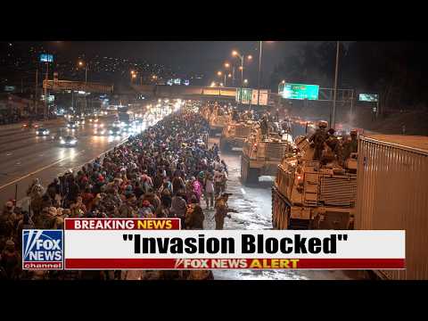 “INVASION” Convoy FLOODS FREEWAY… ICE “Tactical Units” Deport EVERY LAST ILLEGAL