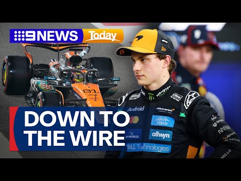 Oscar Piastri vying for first Formula 1 World Championship | 9 News Australia