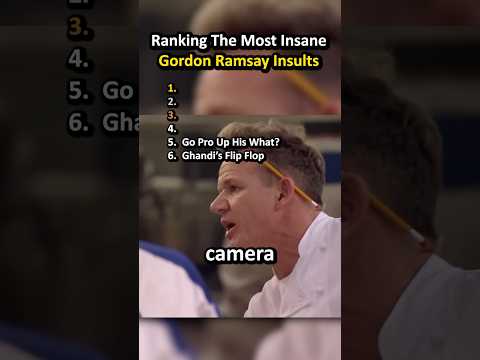 Ranking The Craziest Gordon Ramsay Insults