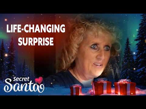 She gives to everyone without asking for anything. Now a Secret Santa is giving something to her.