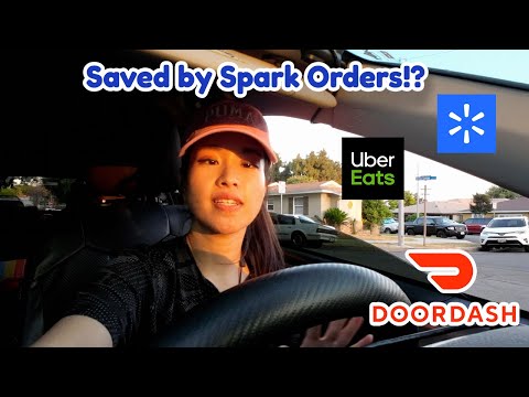 Something's going on and i'm not getting Food Orders.. Turned To Walmart Spark. Uber Eats Ride Along