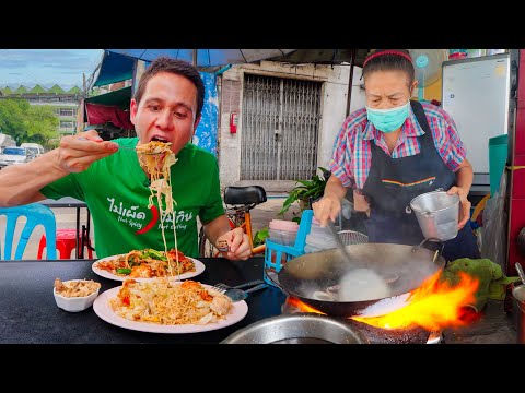 Thai Street Food – THAI DRUNKEN NOODLES + 5 Must-Eat Fried Noodles in Bangkok!! 🇹🇭