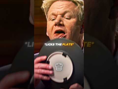 The ONE Time Gordon Ramsay Licked The Plate 😳