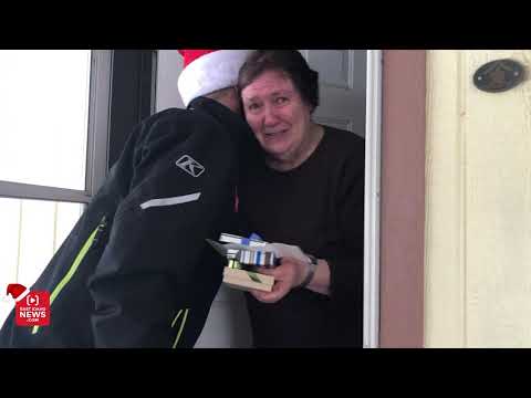 This 77-year-old thought Secret Santa was a scam. She broke down when she realized he was real.