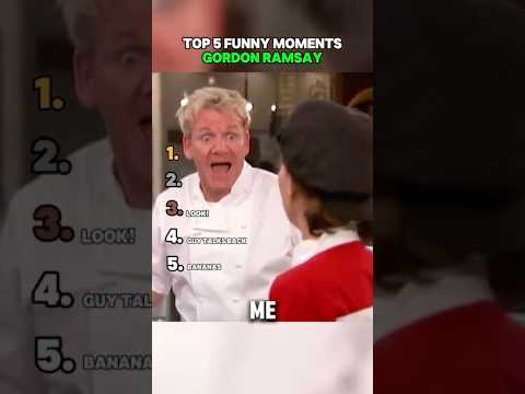 Top 5 FUNNY Gordon Ramsay Moments 🧑🍳☠️