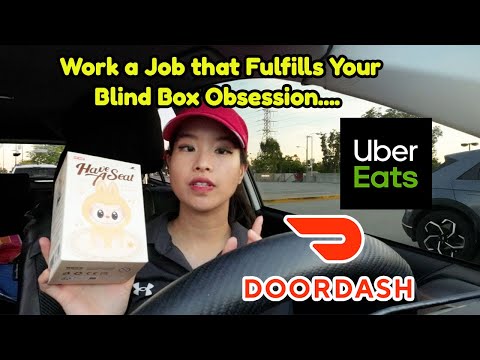 Unboxing Pop Mart Blind Box My 3rd Authentic Labubu! Slow Gig Work Week.. Uber Eats Ride Along