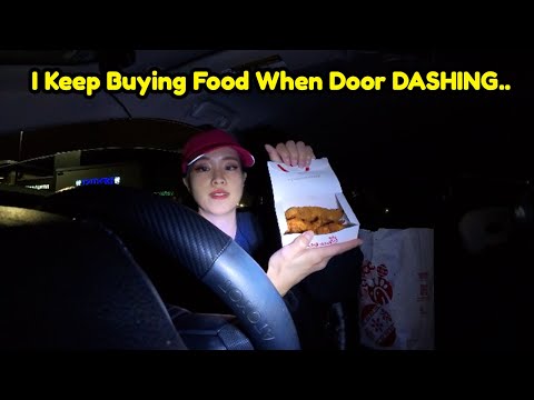 When I'm here to Make Money but Buy Food All The Time Door Dashing Uber Eats Ride Along SO CAL 🚗