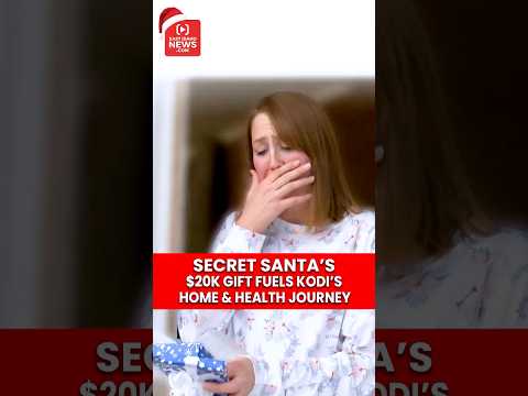 Young mom bursts into tears getting $20,000 check from #SecretSanta #EastIdahoNews