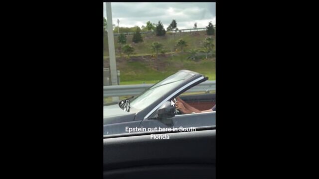 South Florida Sighting Sparks Epstein Conspiracy Theories